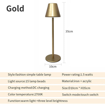EcoGlow - Dobíjecí stolní lampa