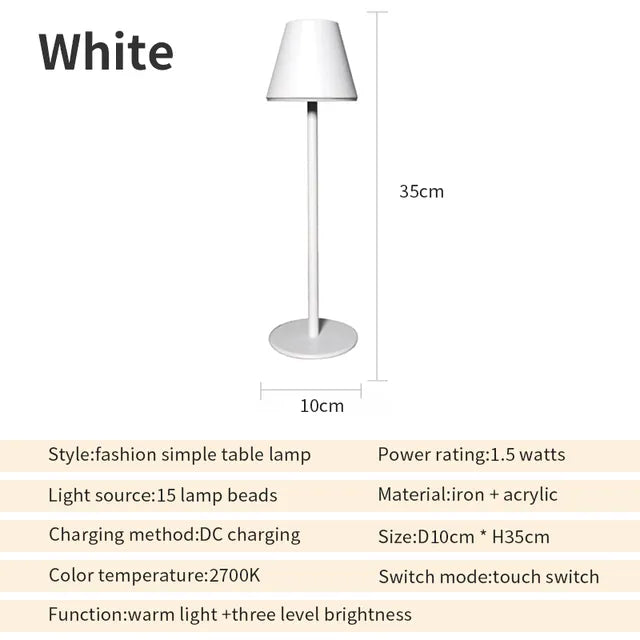 EcoGlow - Dobíjecí stolní lampa