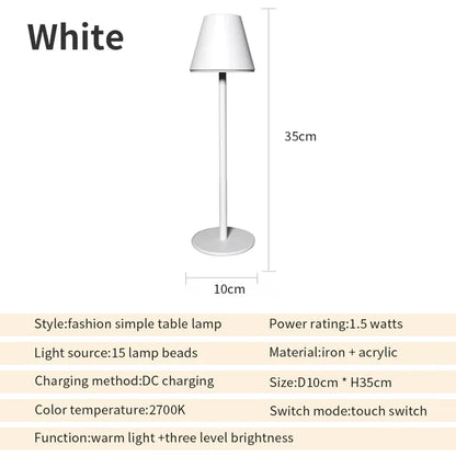 EcoGlow - Dobíjecí stolní lampa