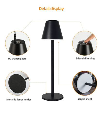 EcoGlow - Dobíjecí stolní lampa