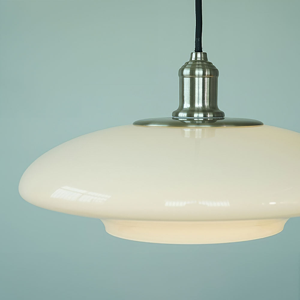 WhiteGloss | Moderní skleněné závěsné svítidlo