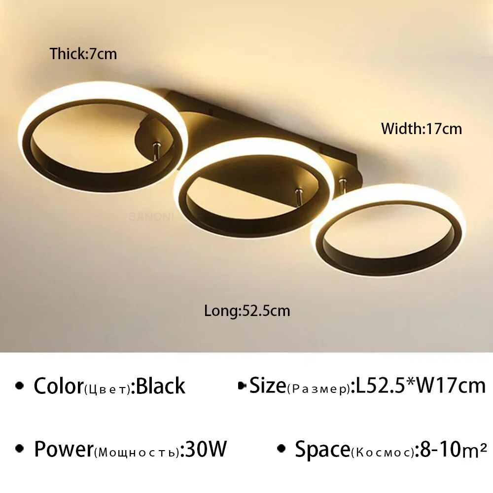 GlowRing - Prstenový lustr