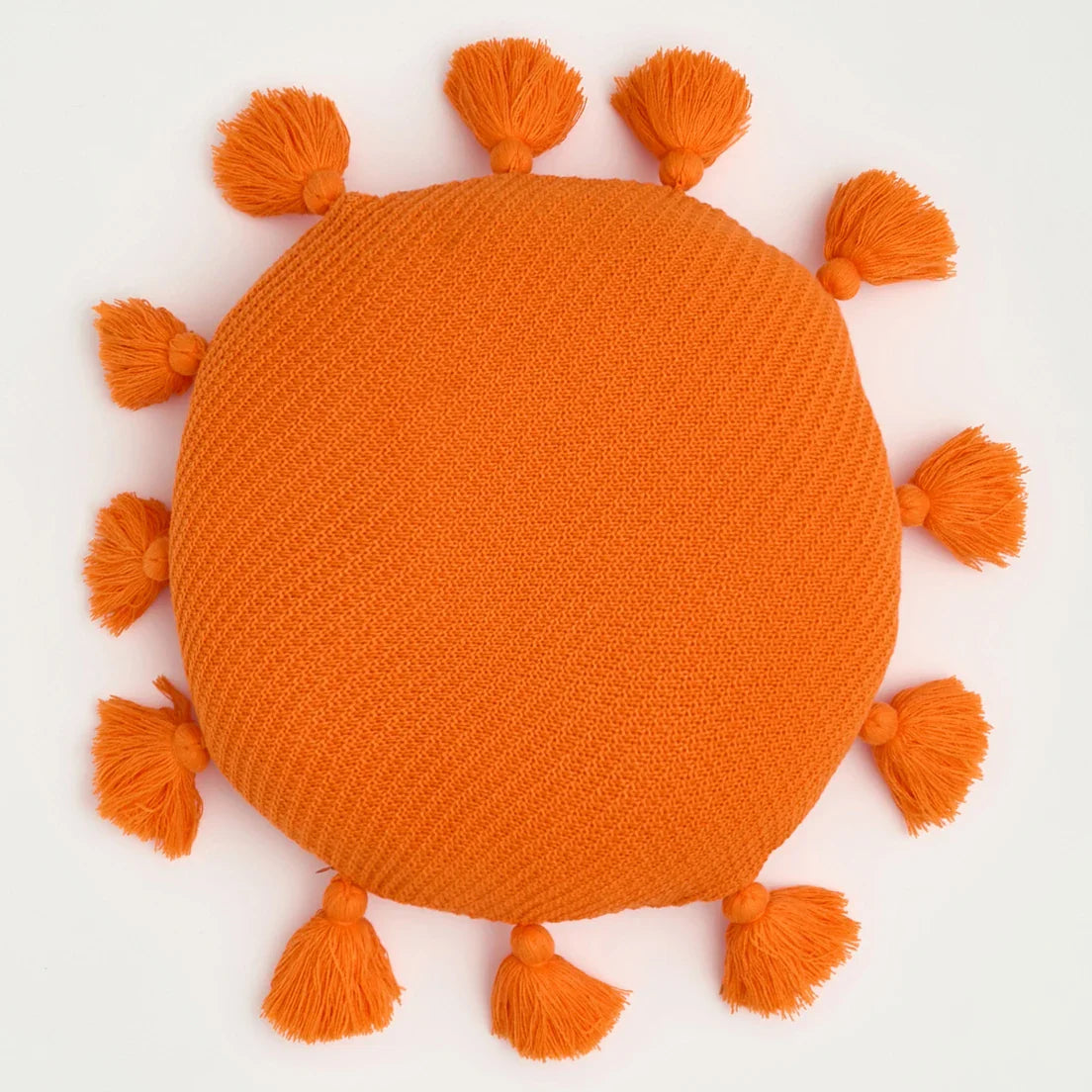 TasseledPlush | Měkký kulatý polštář na sedadlo