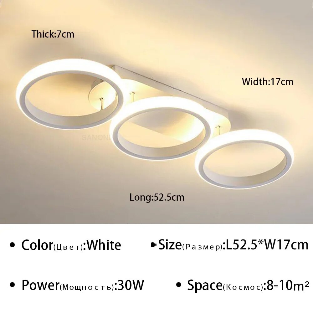 GlowRing - Prstenový lustr