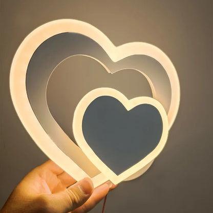 StylishShine - Nástěnné svítidlo Heart