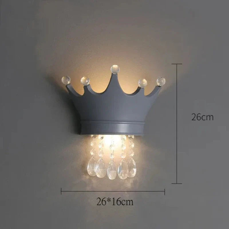 LuminaGlimmer - Nástěnné svítidlo Crown