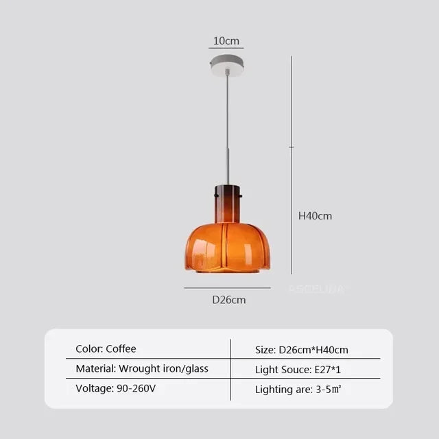 GrandIllume - Závěsná lampa Glazen