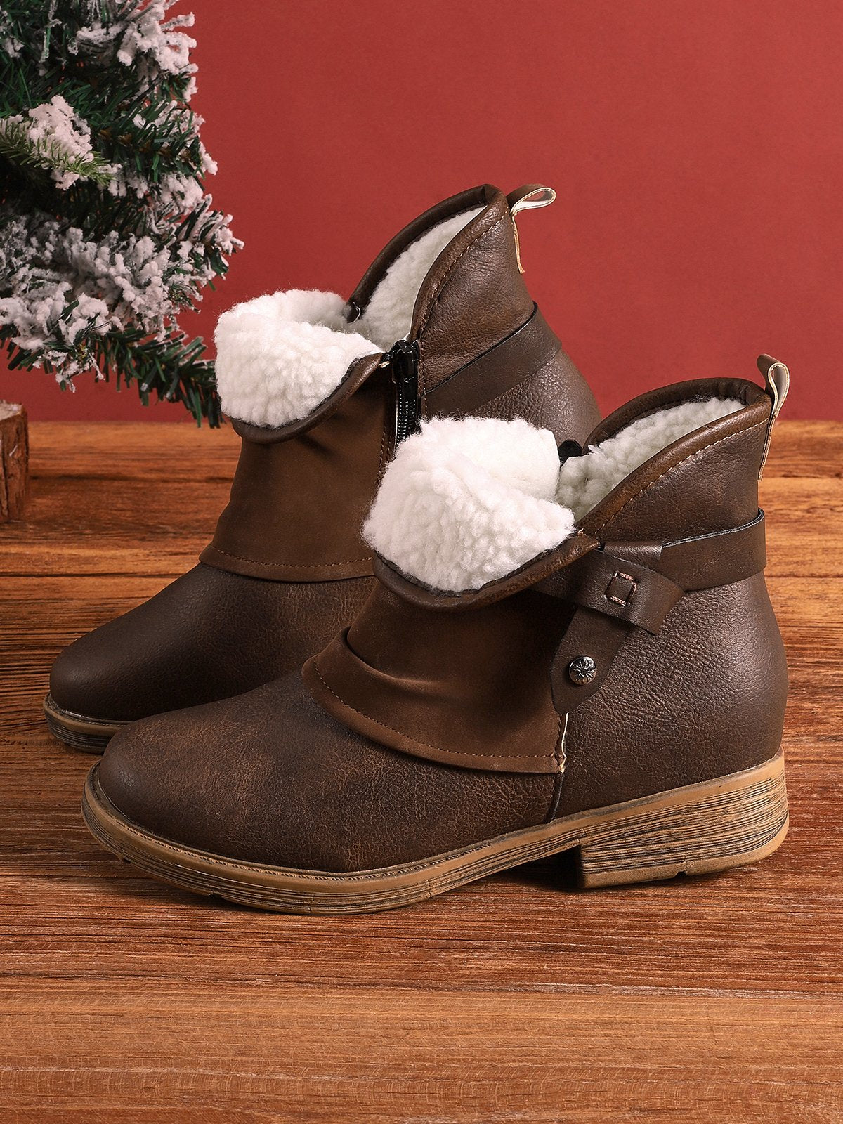 LB | Buty za kostkę inspirowane stylem vintage