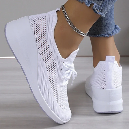 LB | ODDYCHAJĄCE SNEAKERSY DAMSKIE WYKONANE Z SIATECZKI