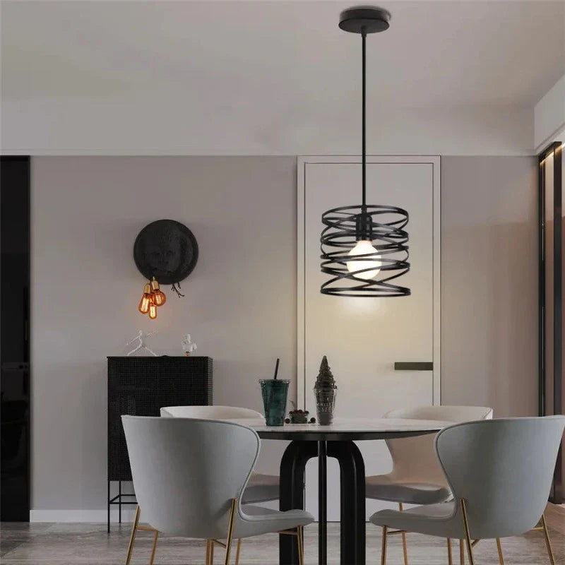 VintageWhirl - Vintage spirálová vířivá lampa