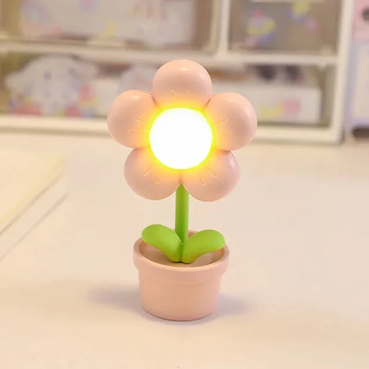 BloomLite - Malá květinová stolní lampa