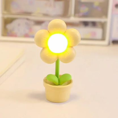 BloomLite - Malá květinová stolní lampa