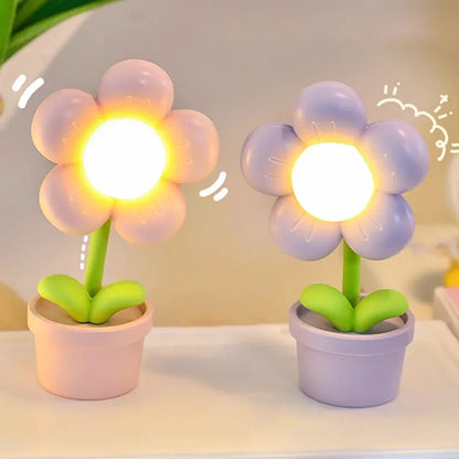 BloomLite - Malá květinová stolní lampa