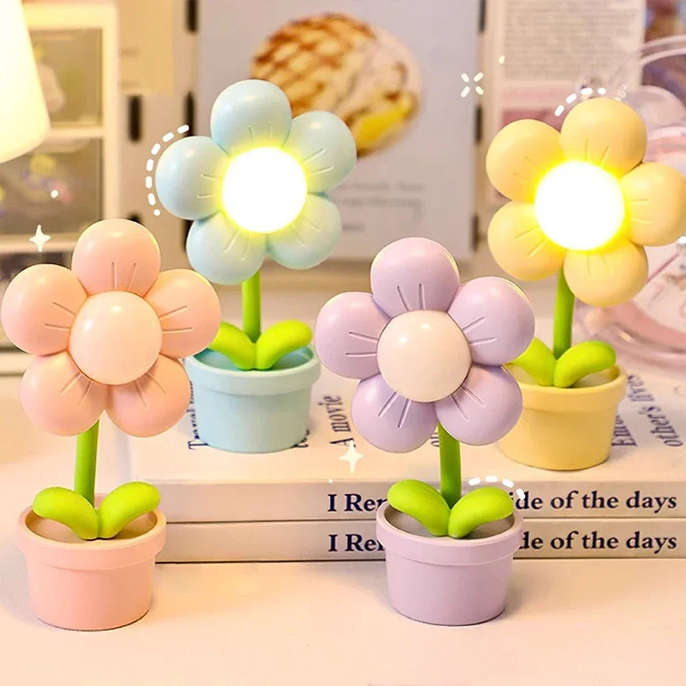 BloomLite - Malá květinová stolní lampa