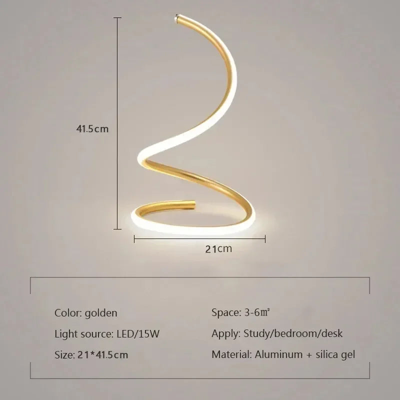 GlowStream - Moderní stolní lampa LED
