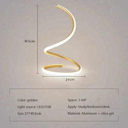 GlowStream - Moderní stolní lampa LED