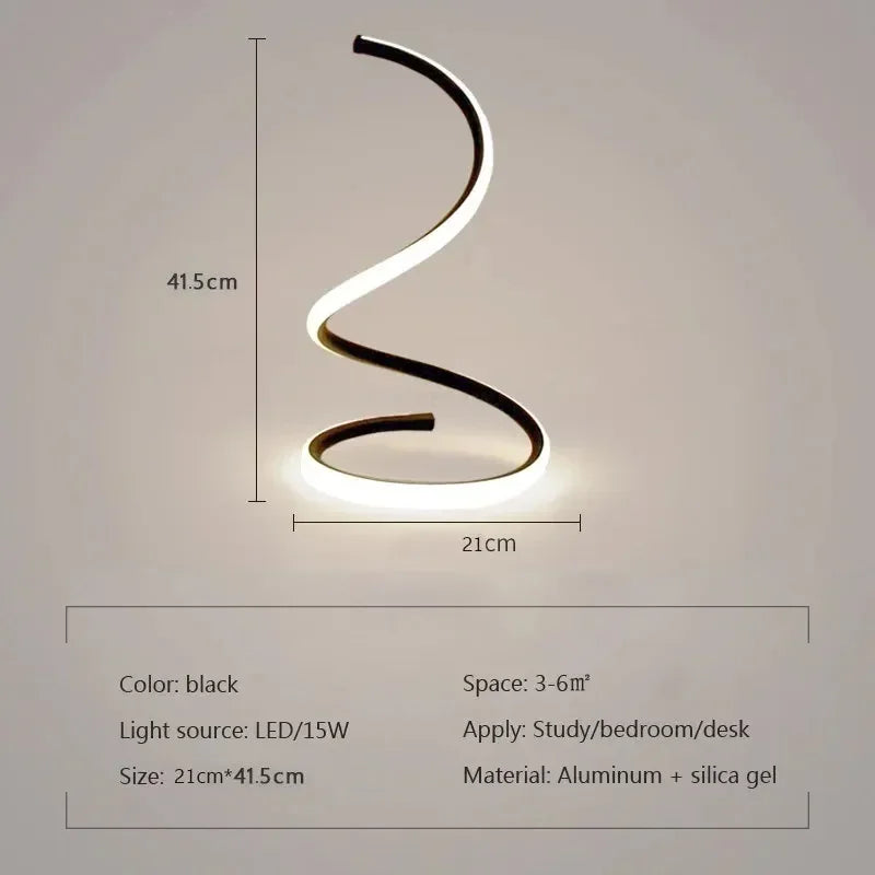 GlowStream - Moderní stolní lampa LED