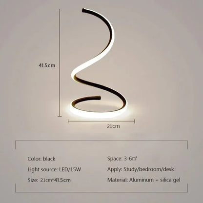 GlowStream - Moderní stolní lampa LED
