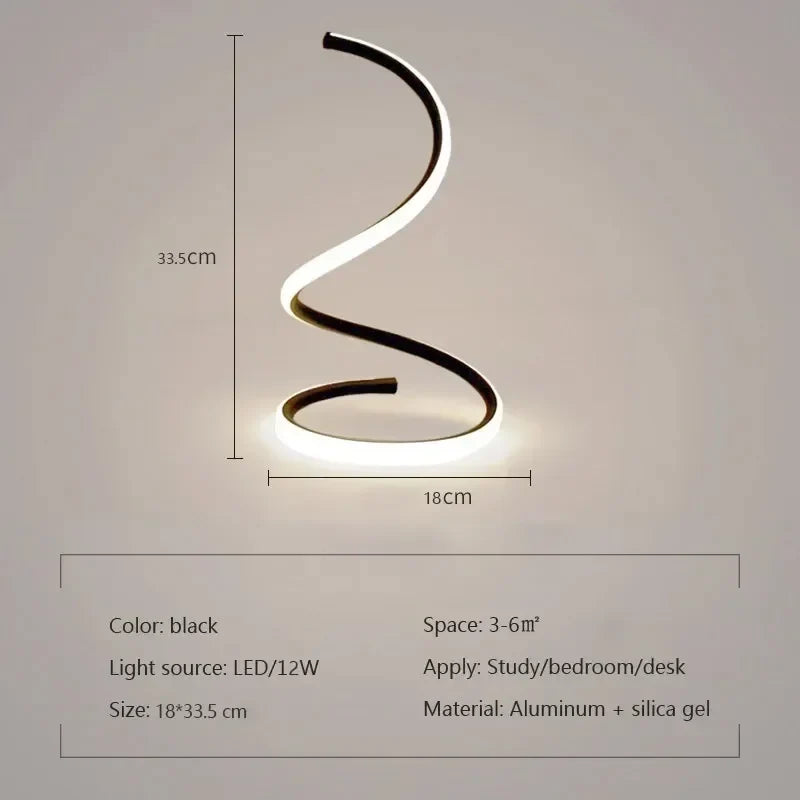 GlowStream - Moderní stolní lampa LED
