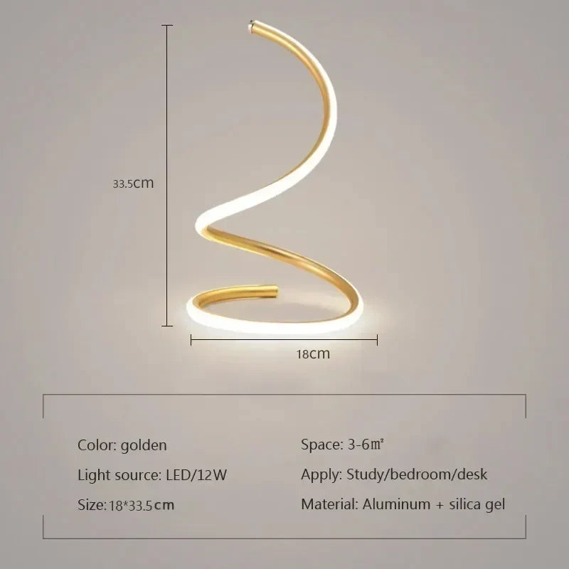 GlowStream - Moderní stolní lampa LED