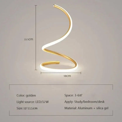 GlowStream - Moderní stolní lampa LED