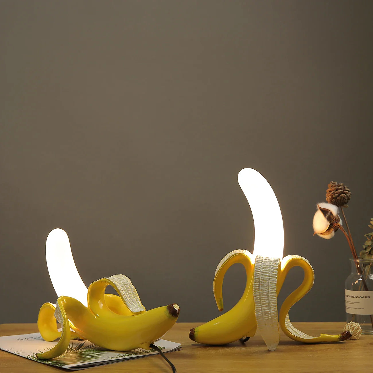 BananaShine - Elegantní banánové lampy