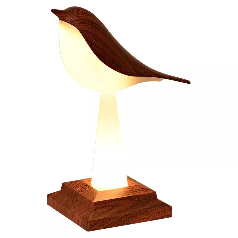 FeatherGlow - Ptačí stolní lampa