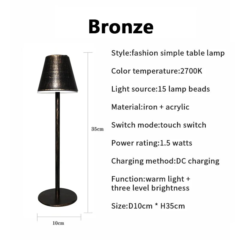 LumiFree - Stolní lampa Cordlesstable