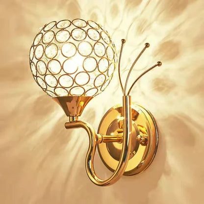 PrestigeShine - Křišťálová nástěnná lampa