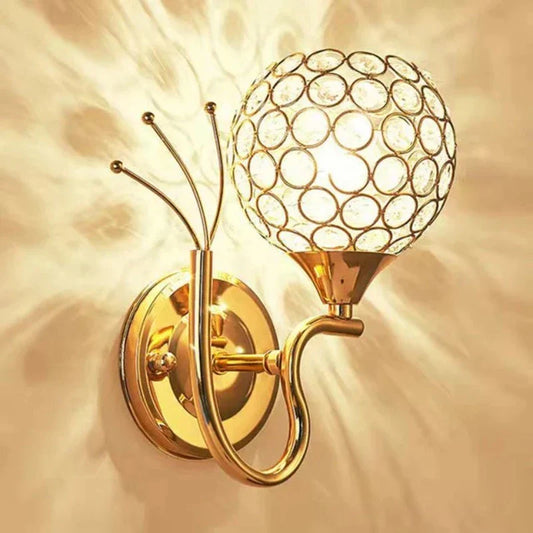PrestigeShine - Křišťálová nástěnná lampa