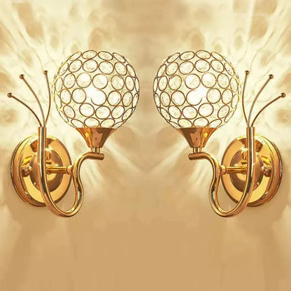 PrestigeShine - Křišťálová nástěnná lampa