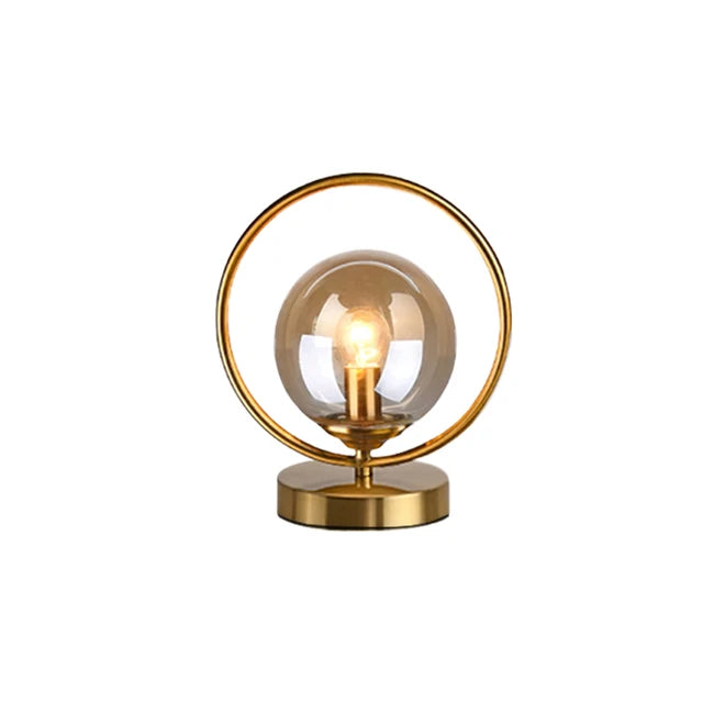 Sparkling Sphere - Skleněná kulovitá stolní lampa