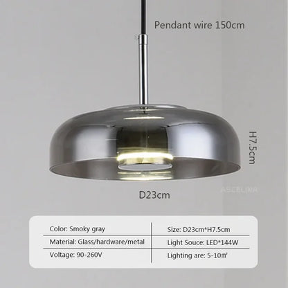 UrbanUtopia - Moderní závěsná LED lampa