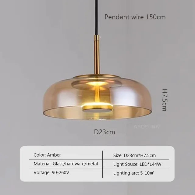 UrbanUtopia - Moderní závěsná LED lampa