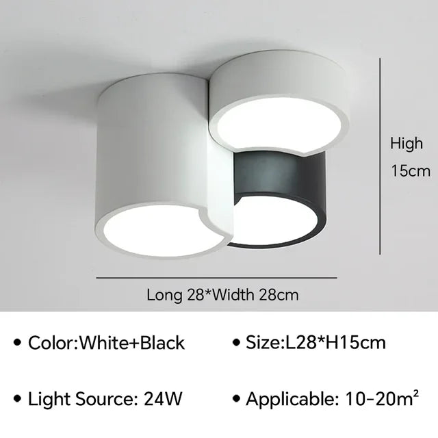 LuminaLift - Válcové stropní bodové svítidlo