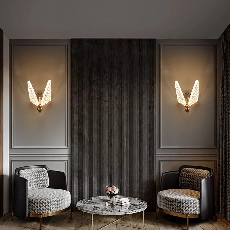 TimberLuxe - Nástěnná svítidla Butterfly