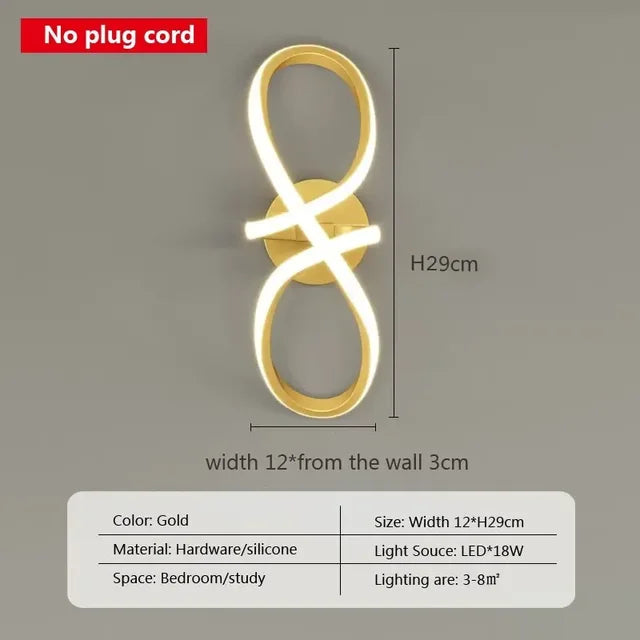 MinimalistGlow - Minimalistické nástěnné svítidlo LED