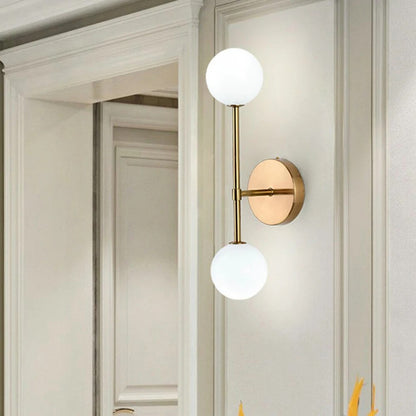 LuminousCrystal - Matné sklo Bal Led nástěnné svítidlo