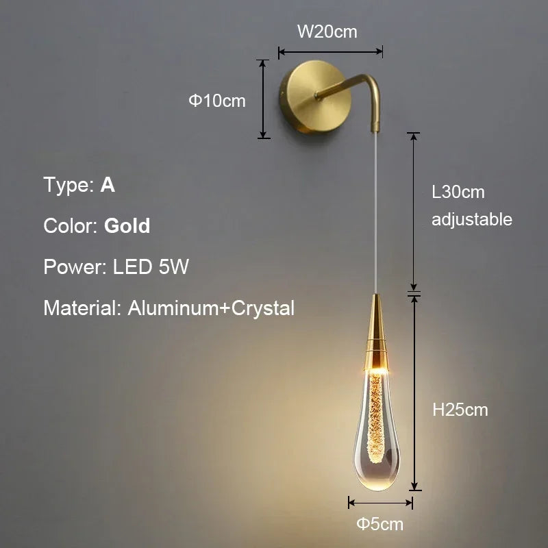 LuxePost - Nástěnná svítidla Post Crystals