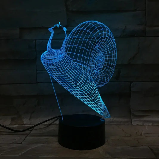 3dIllusion - Noční světlo hlemýžď
