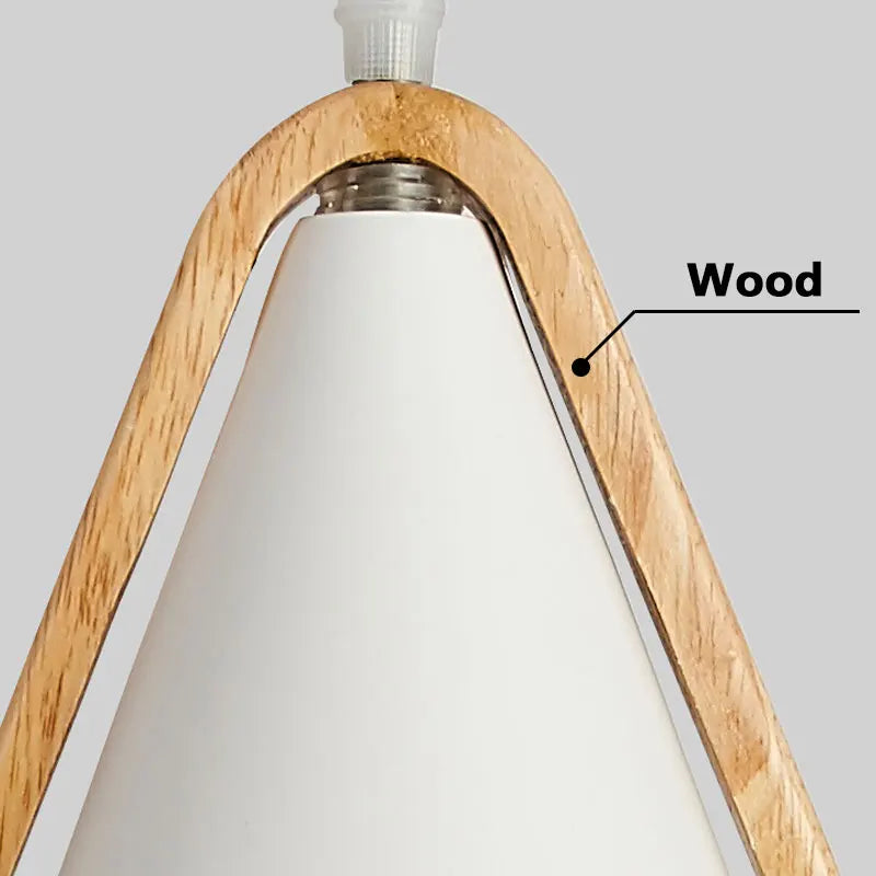 LuxeLuminaire - Moderní závěsná lampa ze železa a dřeva