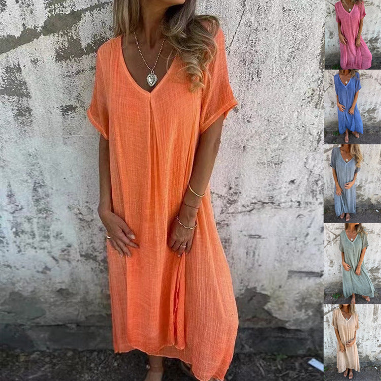 LB | LILIA ���� CASUAL & ELEGANCKA SUKIENKA MAXI NA WIOSNĘ