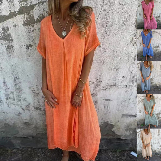 LB | LILIA ���� CASUAL & ELEGANCKA SUKIENKA MAXI NA WIOSNĘ