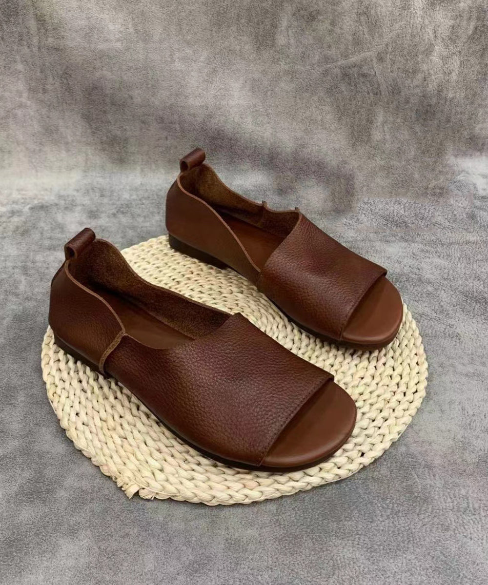 LB | Minimalistyczne, wsuwane buty z odkrytymi palcami
