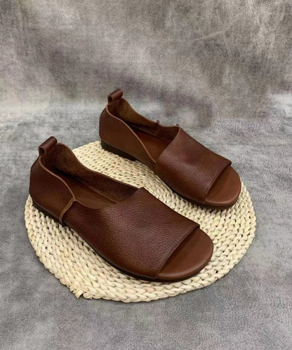 LB | Minimalistyczne, wsuwane buty z odkrytymi palcami