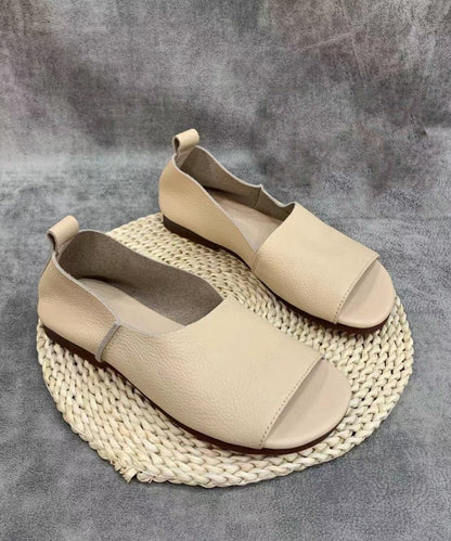 LB | Minimalistyczne, wsuwane buty z odkrytymi palcami