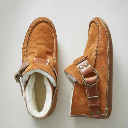 LB | Stylowe buty do kostki z klamrą