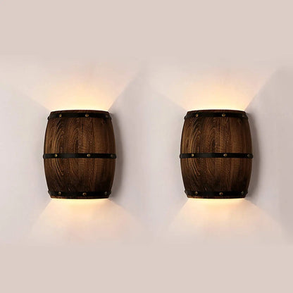 RetroCask - Nástěnné svítidlo Barrel