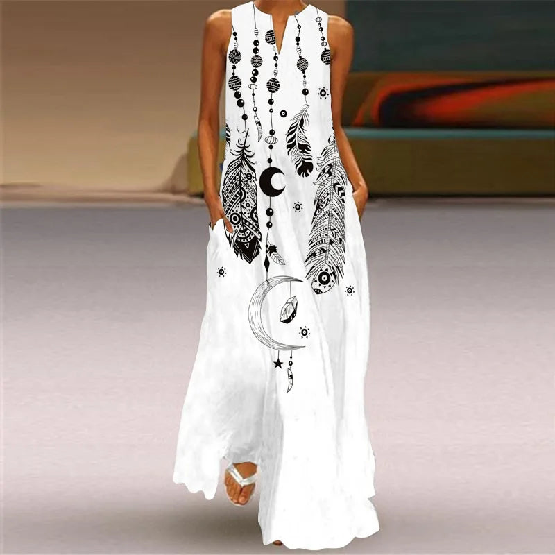 LB | MONICA ���� BLOSSOM IN THE STILL MAXI DRESS