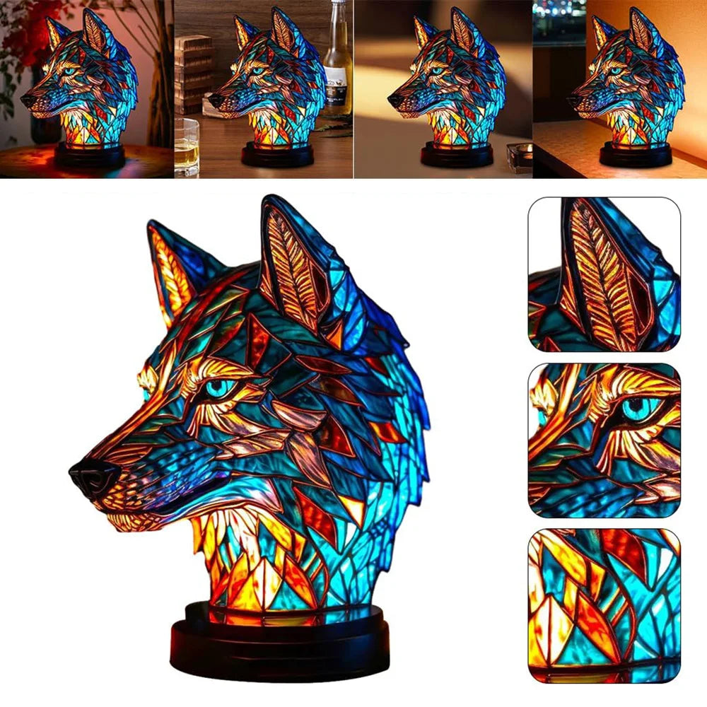 AnimalLustre | Zvířecí vitrážová lampa